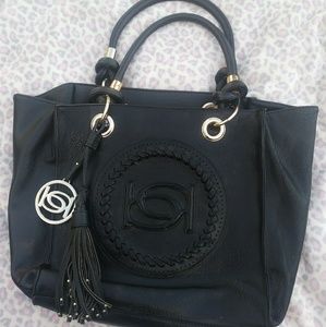 bebe Purse (large, black)